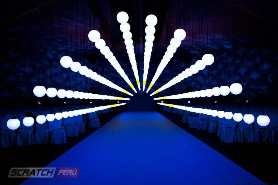 kinetic lights, luces cineticas, luces con movimientos para eventos - Luces cineticas - scratch perú.