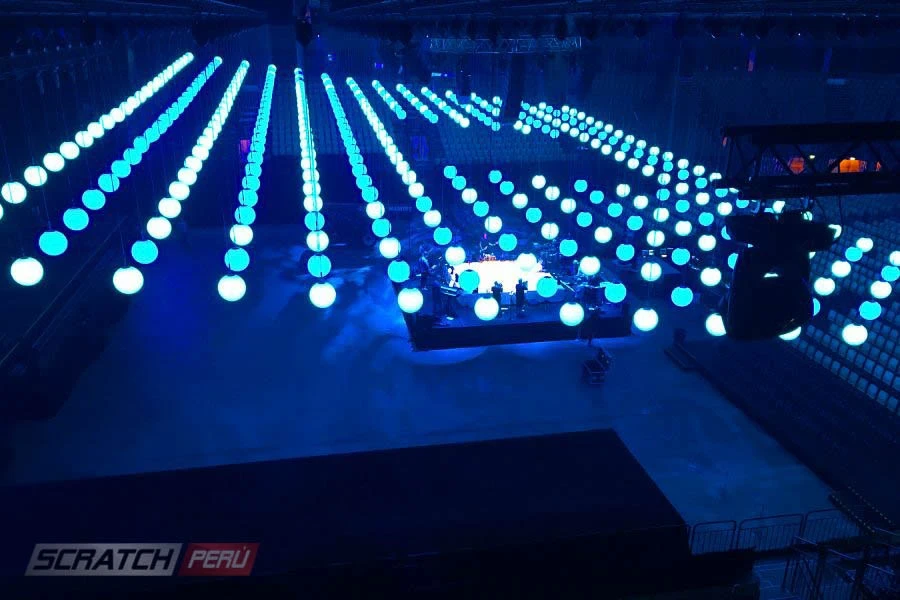 kinetic lights, luces cineticas, luces con movimientos para eventos - Luces cineticas - scratch perú.