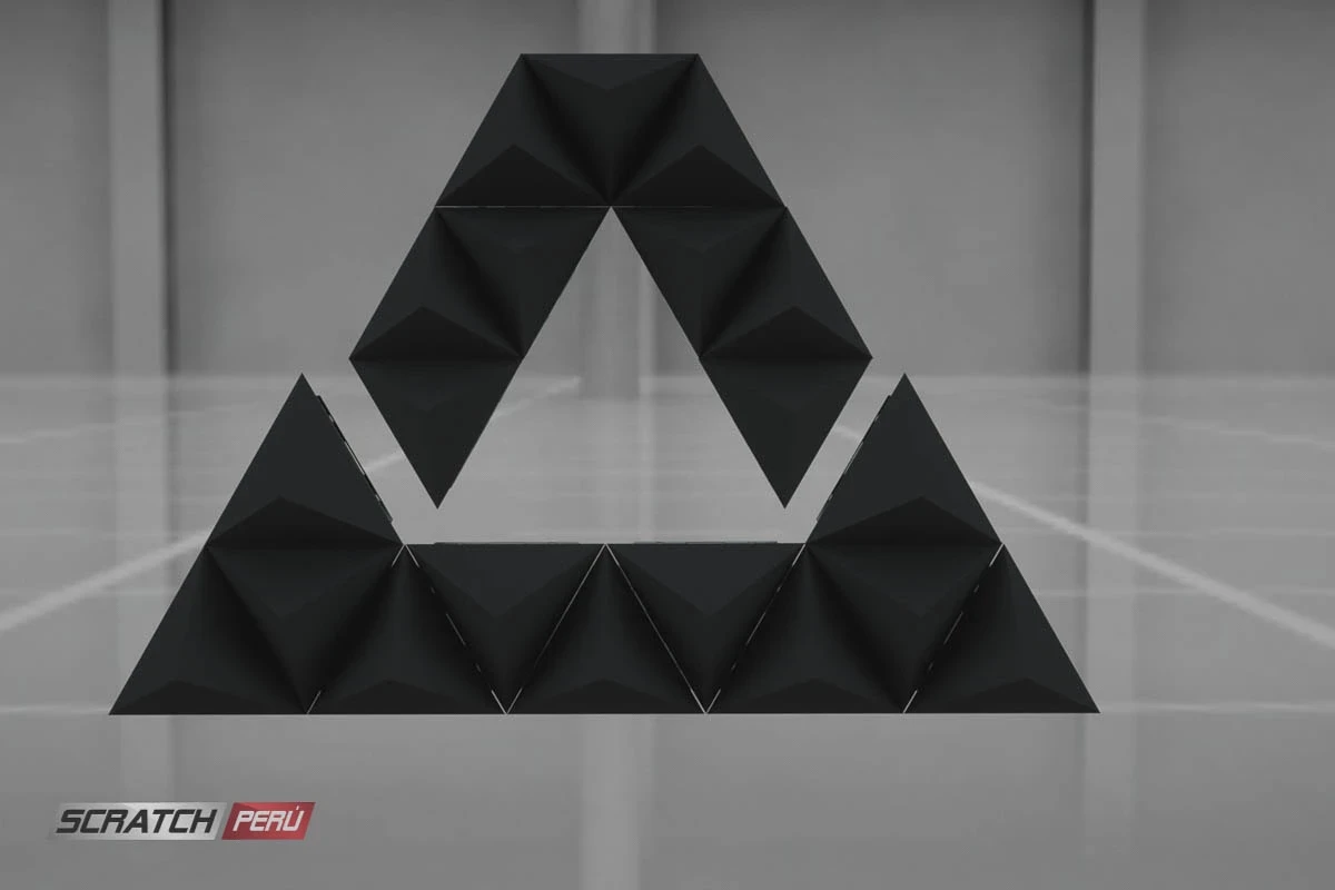Pantallas triangulares para dj, que reproducen videos de manera online - Pantalla led triangular - scratch perú.