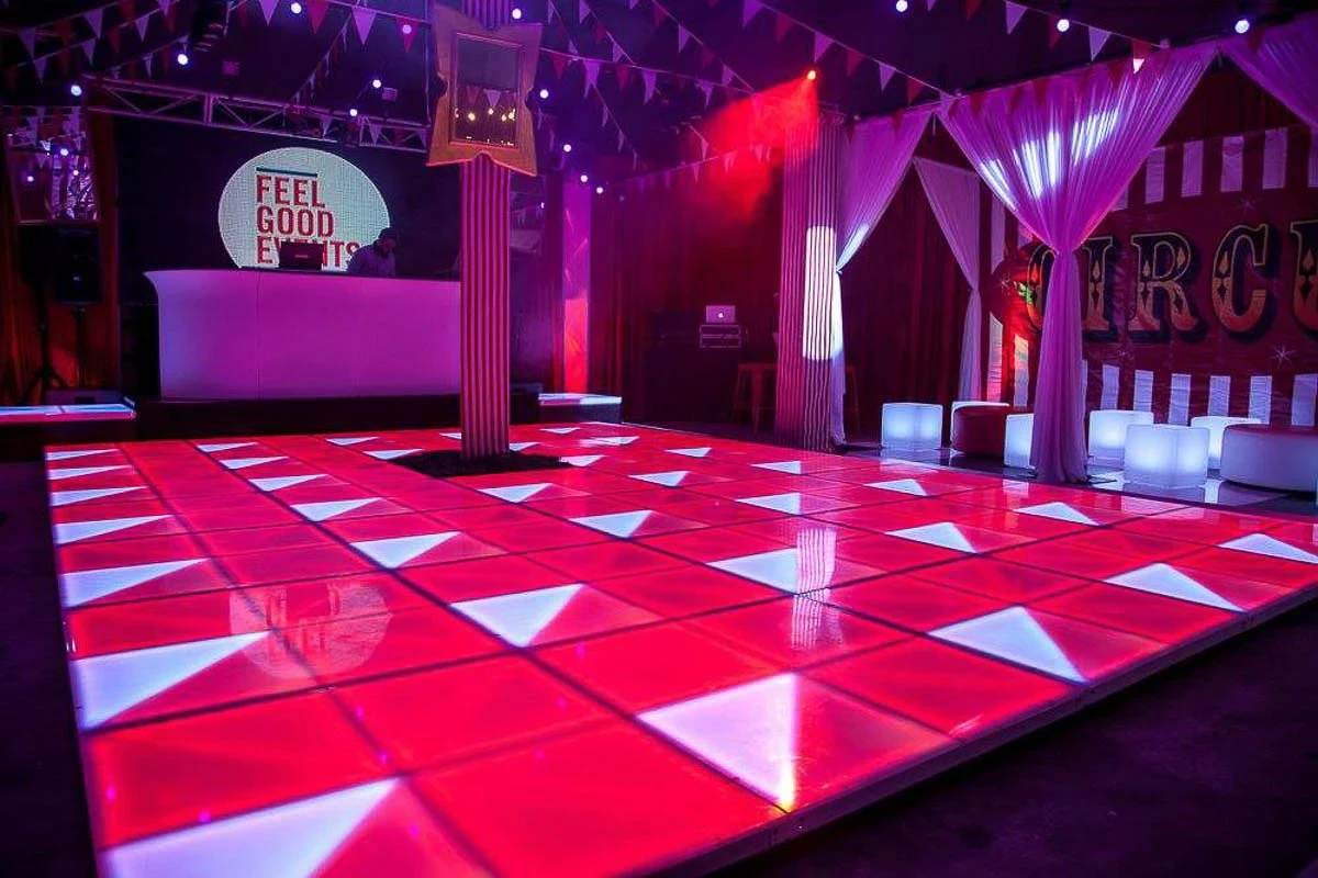 Pista de baile led para eventos - Pista de baile led - scratch perú.