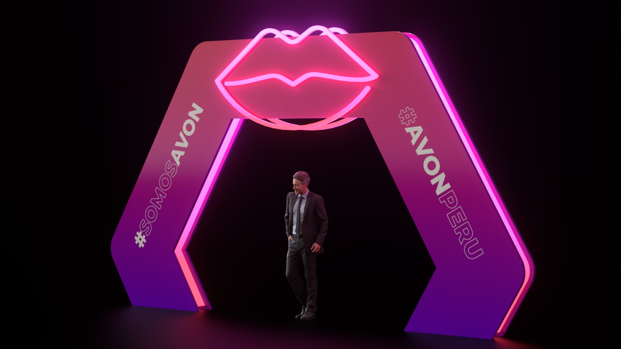 portico de ingreso para avon